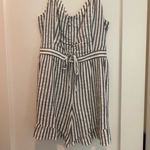 American Eagle Striped romper